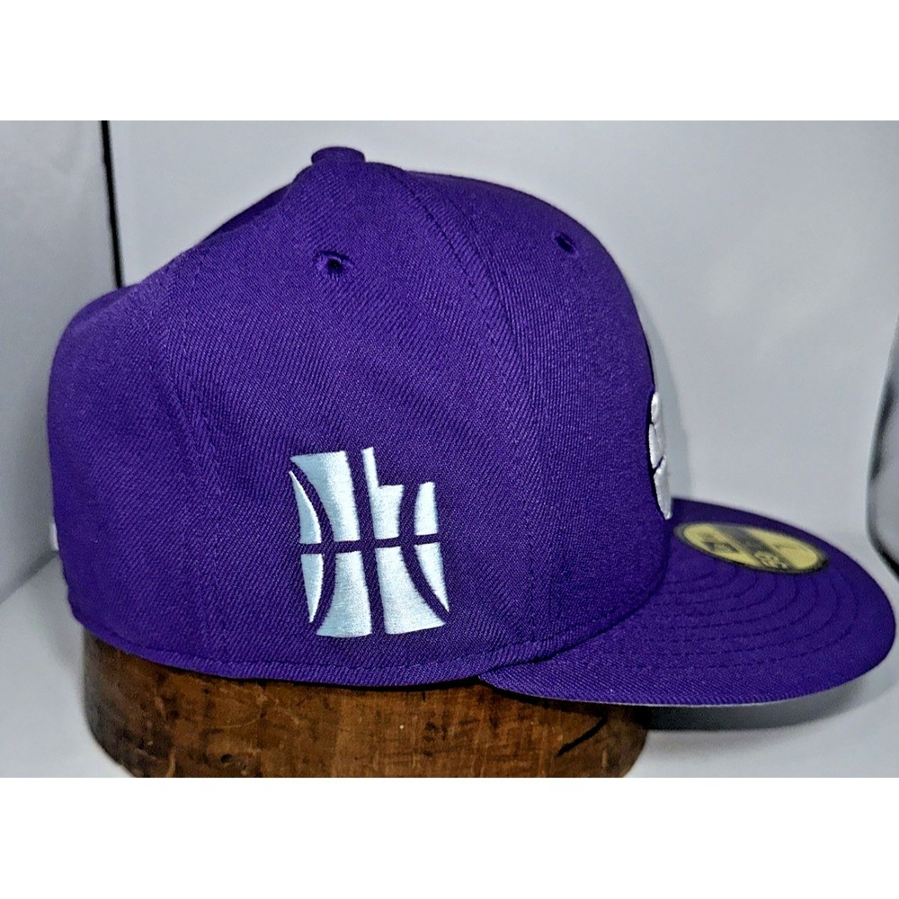 Utah Jazz New Era 2023/24 City Edition Alternate 59FIFTY Fitted Hat-Purple (003) - Picture 2 of 6
